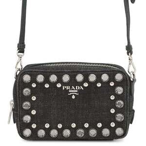 PRADA Black Pochette Shoulder Bag